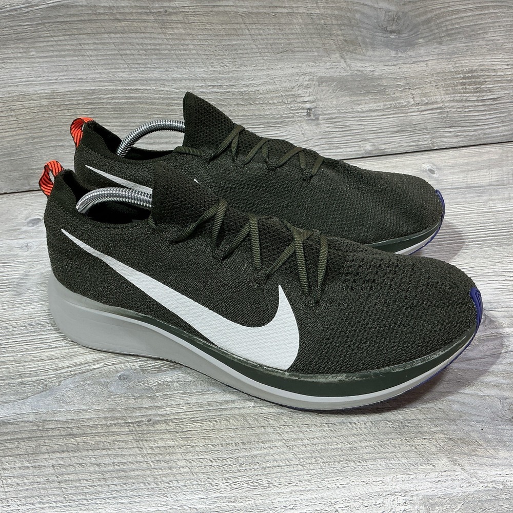Nike Zoom Fly Flyknit Mens Running Shoes Sequoia White AR4561-303 Size 12.5